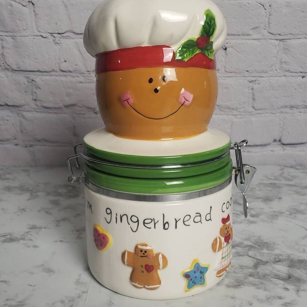 Ceramic‎ Christmas Cookie Jar
